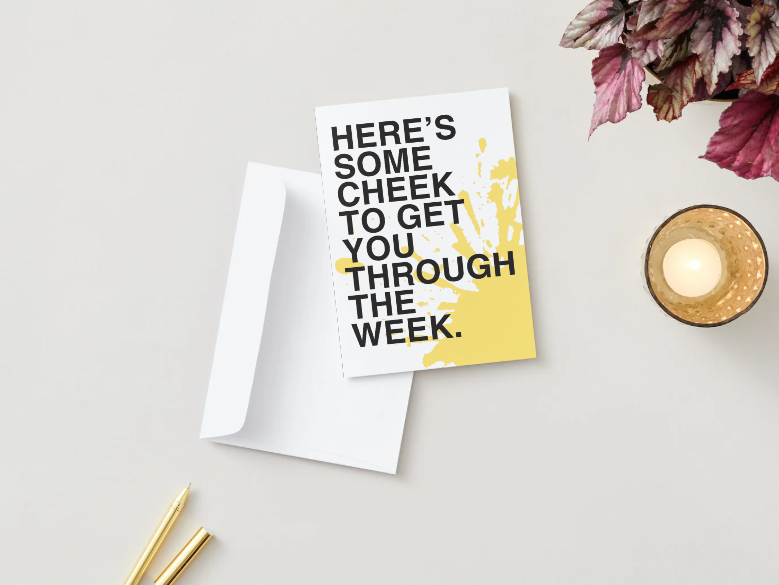 Here's Some Cheek Occasion Cards