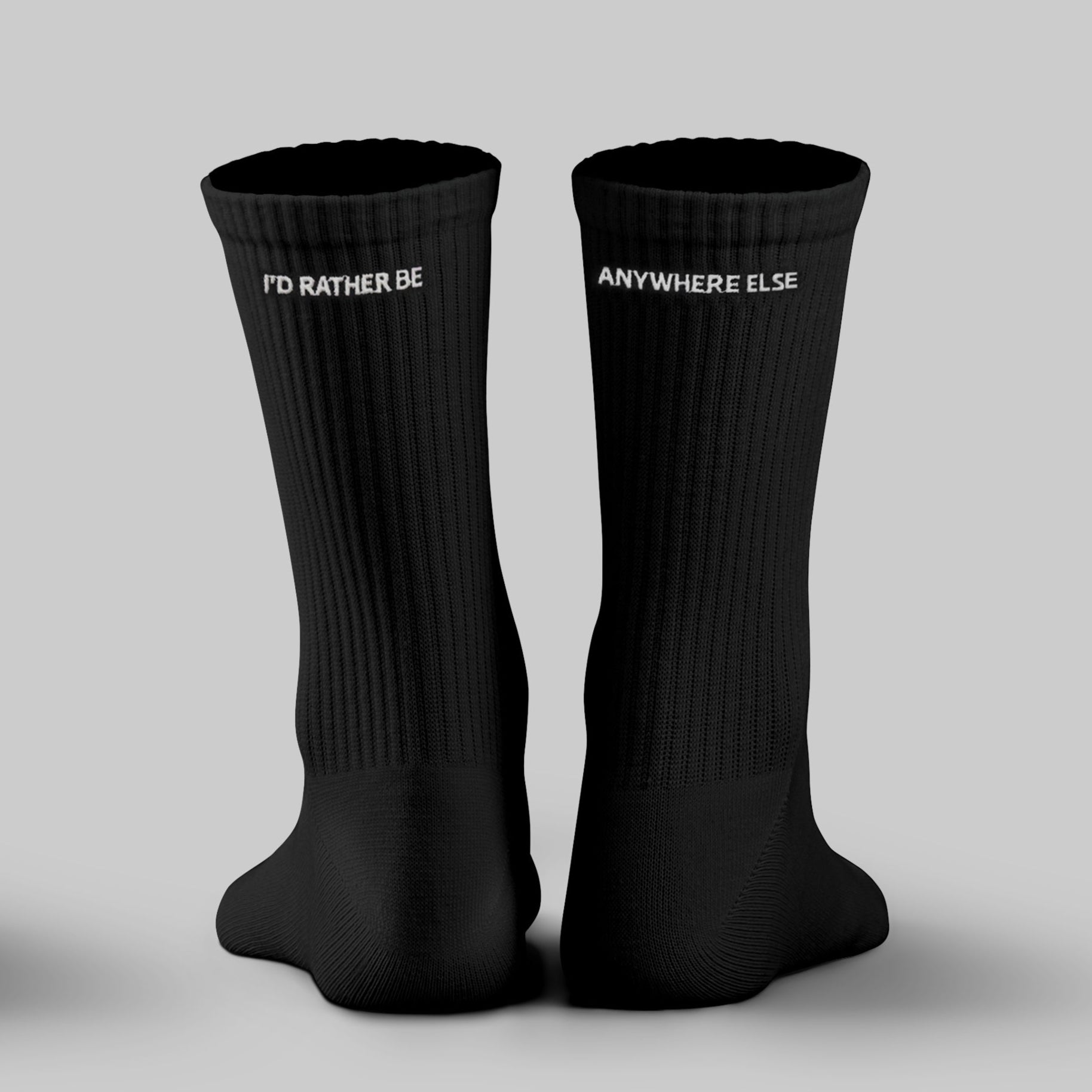 Funny black cheeky socks UK