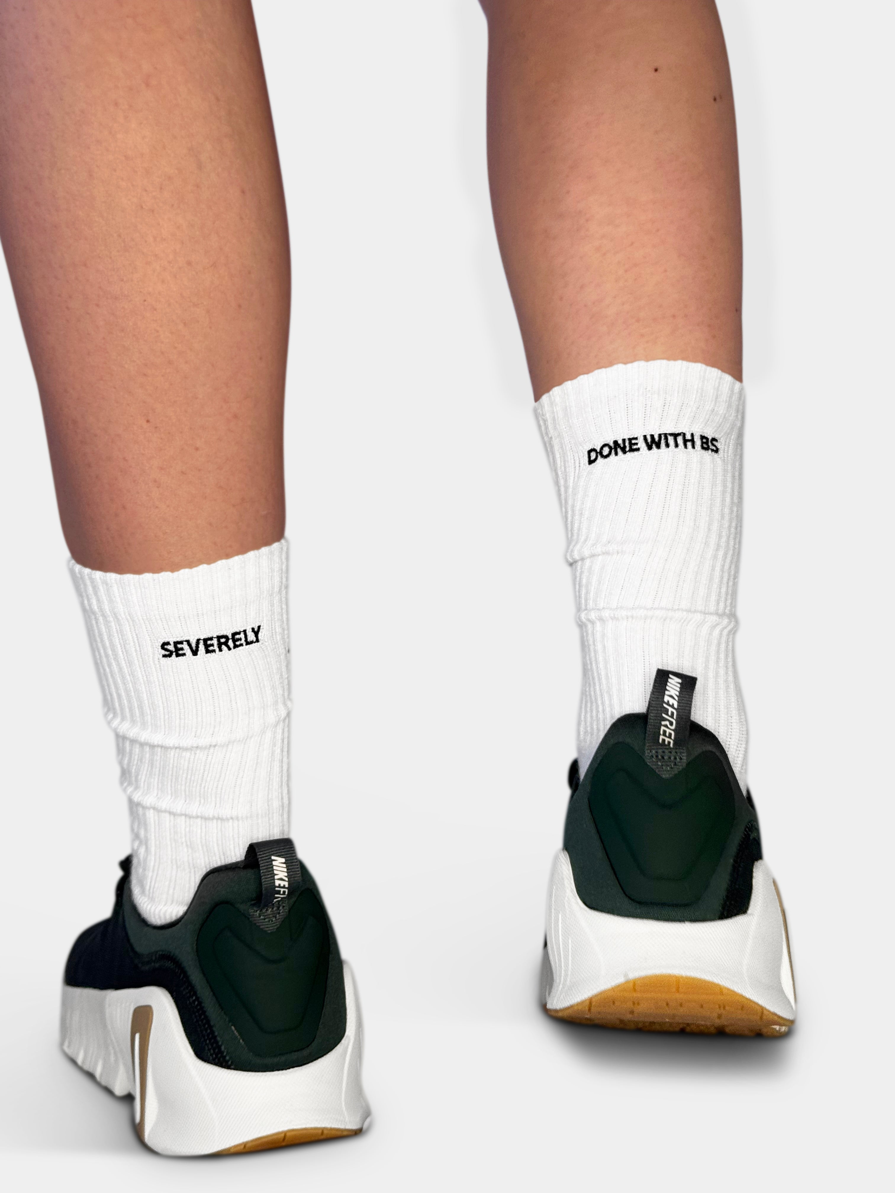 Severely / Done With BS Cheeky Sock Pair