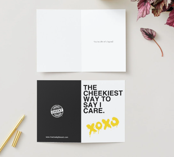 The Cheekiest Way to Say I Care Occasion Cards